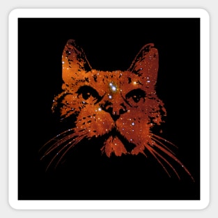 Cat Space Sticker